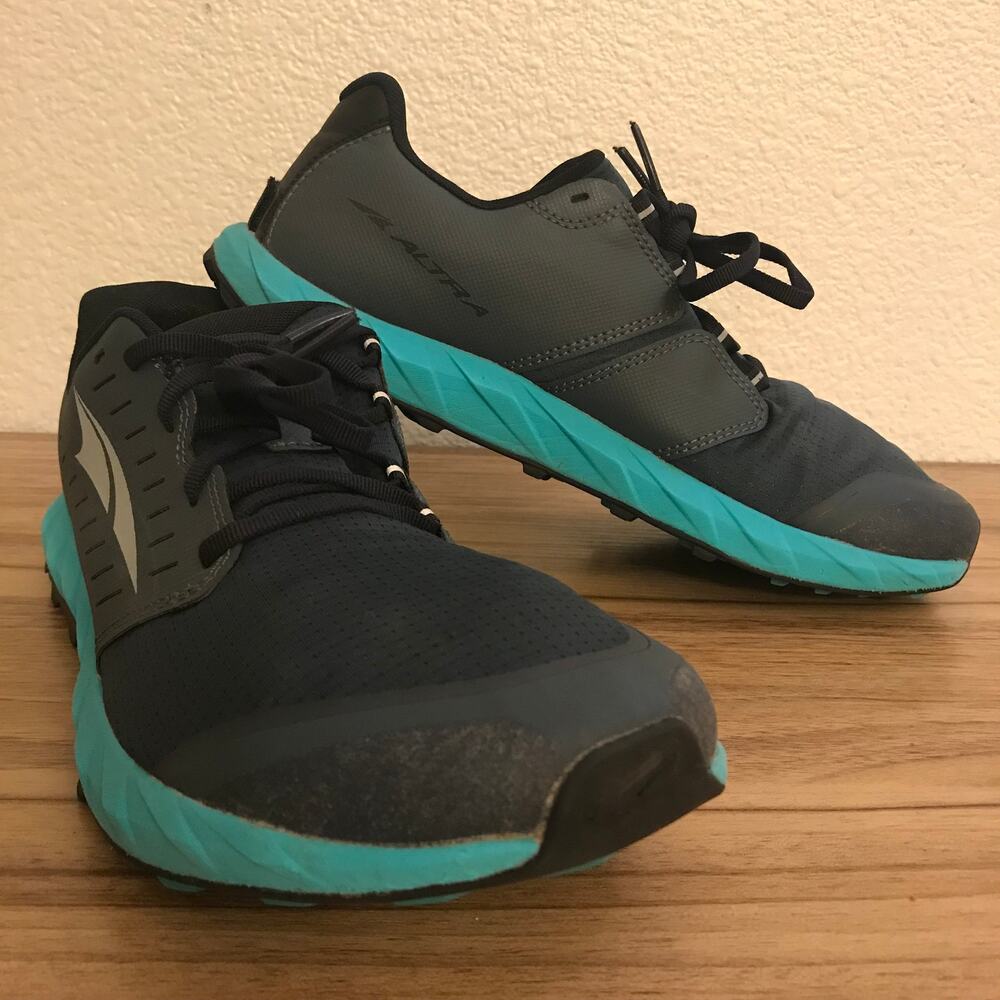 Altra Superior 5 Trail Running Shoes Womens Size 11 Gray Blue AL0A5483202